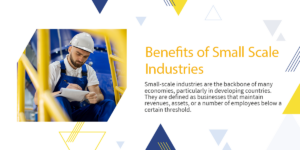 Benefits of Small Scale Industries