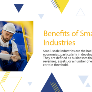 Benefits of Small Scale Industries